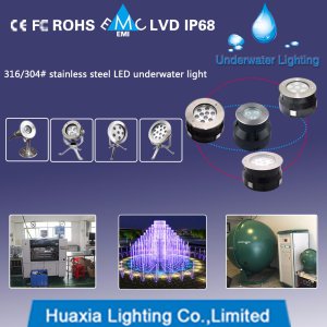 IP68 316ss LED Underwater Fountain Spot Light